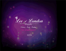 Tablet Screenshot of leeoflondon.co.uk